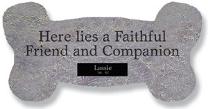 Faithful Friend Dog Bone Garden Memorial
